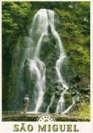 1 AK Azoren * Die Insel São Miguel - Mit Einem Wasserfall Im Park De Ribeira Dos Caldeires * - Açores