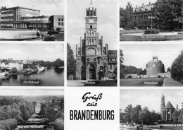 Brandenburg (Havel) Poliklinik Stadtpartien Teilansichten Glca.1970 #168.760 - Other & Unclassified