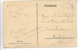 CAMEROUN Corps Expéditionnaire Français CAD TRESOR Et POSTES Aux Armées  CAMAROUN En Franchise Militaire 3/1915    ....G - Covers & Documents