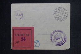ALLEMAGNE - Enveloppe En Feldpost De Darmstadt En 1915 Avec étiquette Trésorerie 24 - L 152907 - Feldpost (portvrij)
