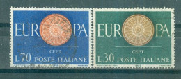 ITALIE - N°822 Et 823 Obliéré - Europa 1960. - 1960