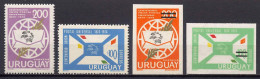 Uruguay 1974 UPU Centenary, Set Of 2 Perf. And Imperf. MNH - U.P.U.