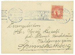P3442 - SWEDEN , 1912 OLYMPIC GAMES STOCKHOLM INTERNAL LETTER WITH SPECIAL ROLL CANCELLATIONS . 20.7.1912 DURING GAMES - Ete 1912: Stockholm