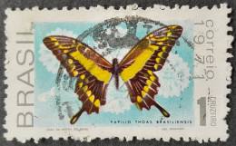 Bresil Brasil Brazil 1971 Animal Papillon Yvert 951 O Used - Used Stamps