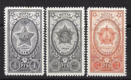 ● RUSSIA  U.R.S.S. 1945 ֍ ORDINI MILITARI ● N. 964 / 66 Nuovi * ● Cat. 25,00 € ● Serie Completa ● Lotto N. 4293 ● - Neufs