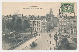 31- Prentbriefkaart Rotterdam 1924 - Regentessebrug En Posthoornsteeg - Rotterdam