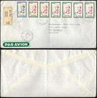 Morocco Tanger Cherifien Registered Cover To Germany 1957 - Maroc (1956-...)