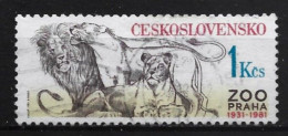 Ceskoslovensko 1981 Prague Zoo 50 Y.  Y.T.  2459 (0) - Usati