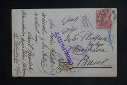 ROUMANIE - Carte Photo ( Moissonneuse Batteuse ) Pour La Suisse En 1915  - L 152910 - Cartas & Documentos