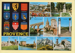 Provence-Alpes-Côte D'Azur : Provence / 9 Vues / 9 Blasons (voir Scan Recto/verso) - Provence-Alpes-Côte D'Azur