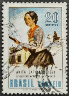Bresil Brasil Brazil 1971 Anita Garibaldi Yvert 959 O Used - Used Stamps