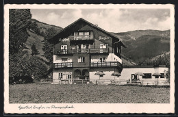 AK Zell Am See, Thumersbach, Gasthof Ziegler Mit Terrasse  - Autres & Non Classés