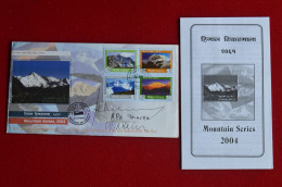 FDC Nepal 8000 Annapurna Makalu Lhotse Manaslu  Signed R. Messner Apa Sherpa W. Nairz Mountaineering Escalade - Sportivo