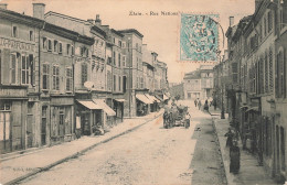 55 Etain Rue Nationale CPA Cachet 1907 - Etain