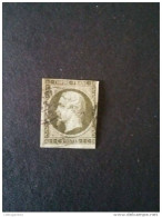 STAMPS FRANCIA 1853 NAPOLEONE Lll 1 CENT OLIVE N.11 (YVERT) - 1853-1860 Napoleon III