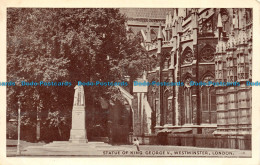 R158903 Statue Of King George C. Westminster. London - Autres & Non Classés