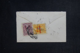 BOLIVIE - Petite Enveloppe Pour Paris En 1912, Affranchissement Au Verso - L 152914 - Bolivia