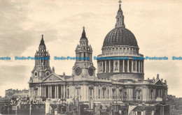 R158366 St. Pauls Cathedral. London. Valentine - Sonstige & Ohne Zuordnung