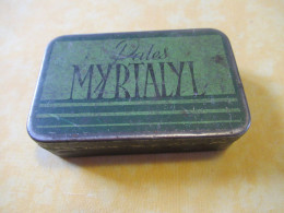 Boite Métallique Ancienne/Pharmacie/Pates MYRTALYL/ Laboratoires ALLBA /Mi-XXéme BFPP343 - Boîtes