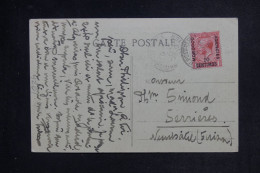 MAROC ANGLAIS - Affranchissement De Tanger Sur Carte Postale Pour La Suisse En 1919 - L 152916 - Bureaux Au Maroc / Tanger (...-1958)