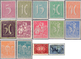 640619 HINGED ALEMANIA 1921 MOTIVOS VARIOS - Other & Unclassified