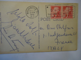 MAIAMI  USA   POSTCARDS  BEACH  1946  PAIR STAMPS - Other & Unclassified