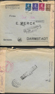 Romania WW2 Registered Cover Mailed To Germany 1943 Censor. 38L Rate - 2. Weltkrieg (Briefe)
