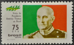 Bresil Brasil Brazil 1972 President Americo Thomaz Yvert 983 O Used - Used Stamps