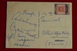 Signed Mario Fantin + 5 Climbers To Samivel From 1958 Comasca Expedition To Peruvian Andes Escalade Mountaineering - Sportlich
