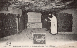 PARIS 14è-Paris Souterrain-Les Catacombes, Une Visite à L'ossuaire - ND Phot 2190 - REPRODUCTION - Distrito: 14