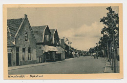 32- Prentbriefkaart Honselerdijk 1957 - Dijkstraat - Other & Unclassified