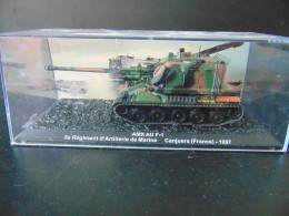 Miniature " AMX AU F-1 " 3° Régiment D'artillerie De Marine, Dans Sa Boite, 1/72 - Altri & Non Classificati