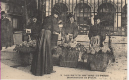 PARIS-Les Petits Métiers De Paris-Marchandes De Fleurs - 3 - REPRODUCTION - Straßenhandel Und Kleingewerbe