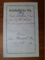 Distribution De Prix Cours élémentaire 1930 - Diploma & School Reports