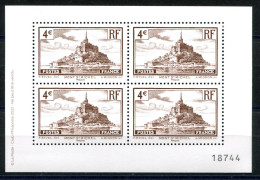 RC 27713 FRANCE 2022 MONT ST MICHEL BLOC OFFERT AUX ABONNÉS NEUF ** TB - Unused Stamps