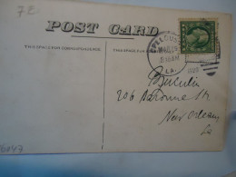 UNITED STATES  OPELOUSASLA  COURT HAUSE BECORATED   1909   STAMPS 1920 - Otros & Sin Clasificación