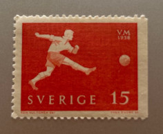 Timbres Suède 08/05/1958 15 öre Neuf N°FACIT 492 - Neufs