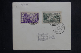 TOGO - Enveloppe Pour La Suisse En 1938 - L 152922 - Covers & Documents