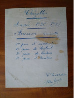Distribution De Prix Calcul Lecture écriture Assiduité 1936 - 1937 - Diplômes & Bulletins Scolaires