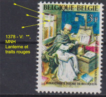 Belgique: COB N° 1378-V Ou Cu, Neuf, **, Sans Charnière. TB !!! - 1961-1990