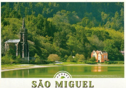 1 AK Azoren * Die Kirche Nossa Senhora Das Vitóras Im Neugotischen Stil Am See Von Furnas Auf Der Insel São Miguel * - Açores