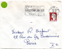 SAONE & LOIRE - Dépt N° 71 = MACON RP 1963 ? = FLAMME Non Codée = SECAP ' Les PTT Vous Offrent SITUATIONS ... - Maschinenstempel (Werbestempel)