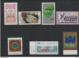 RFA 1978  Yvert 803-804 + 819-820 + 823-825 NEUF** MNH Cote : 8,90 Euros - Unused Stamps