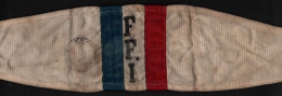 BRASSARD ARMBAND  WW2 GUERRE 1939 1945 FFI RESISTANCE LIBERATION - 1939-45