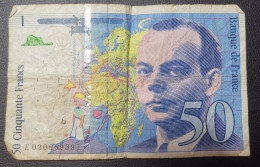 Billet, France, 50 Francs, St Exupéry, 1997 - Ohne Zuordnung