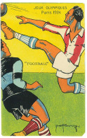 P3455 -FRANCE , 1924 PARIS OLYMPI GAMES. BEAUTYFUL POST CARD, FOOTBALL. - Summer 1924: Paris