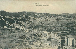 GENOVA - PANORAMA DA S. BENIGNO - EDIZIONE TRENKLER  - SPEDITA 1906 (20918) - Genova (Genoa)