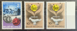 België, 1968, 1448-V En 1451-V1/V2, Postfris **, OBP 29.5€ - 1961-1990