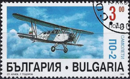 Bulgaria 1995 - Mi 4180 - YT 3621 ( Airplane Polikarpow Po-2 ) - Flugzeuge