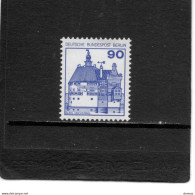 RFA 1978 Châteaux De Vischering Yvert 835, Michel 997 NEUF** MNH Cote 2 Euros - Neufs